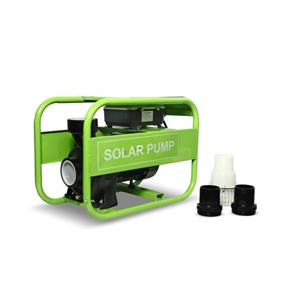 17m 50000L/Hr Brushless Centrifugal Surface Solar Pump Kit 110v 1500watts Power {Complete with Panels}