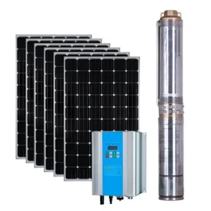 272m 4Kw Solar Borehole Pump Kit 8000L/Hr – Trunsun 5.5hp 4DSC8-272-380/550-4000-A/D AC DC 380/550V