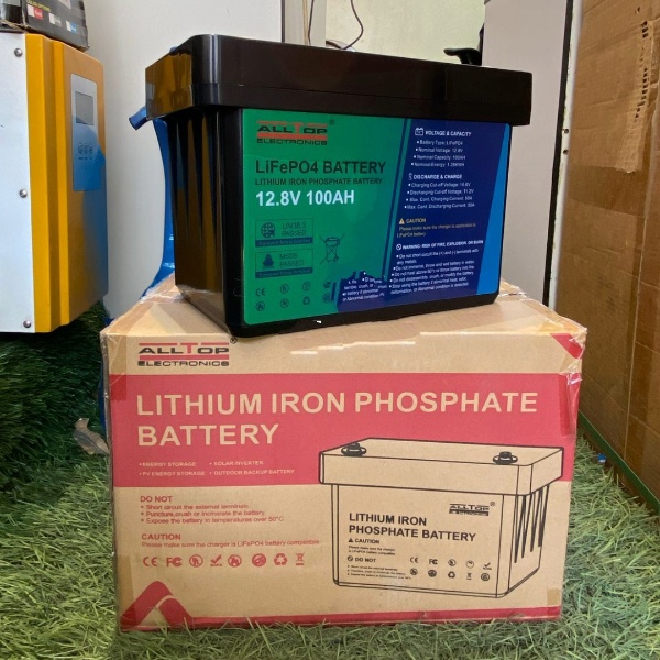 1.28Kw 100ah Alltop Lithium Battery 12v – Fast Charging & Low Self-Discharge - Image 2