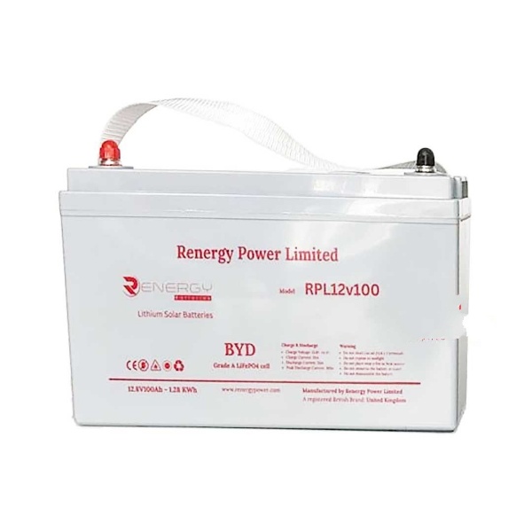 100ah 12.8v Renergy Lithium Solar Batteries-RPL 12v100Ah (1.28kWh)