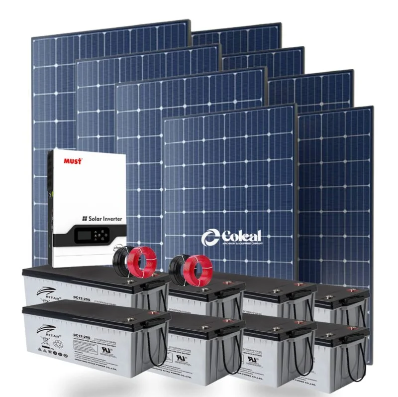 10kw 10000watts 10kva Must-Ritar Solar System Kit