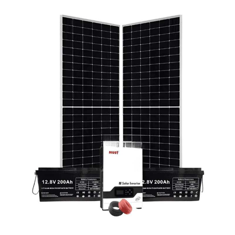 2.2Kw Lithium Solar Kit 2200w – Alltop 200ah Lithium Must Inverter