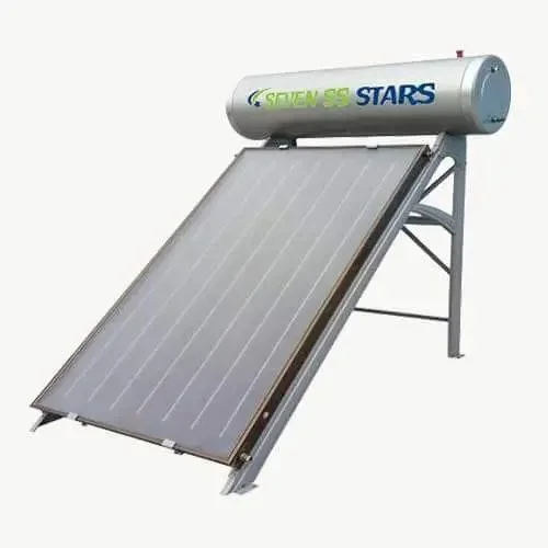 200L Solar Water Heater Pressurized Seven SS Stars Flat Panel Galvanized