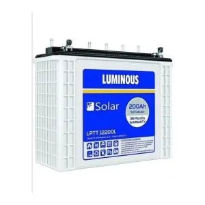 200AH12V Luminous India Solar Tall Tubular Battery
