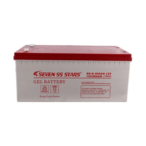 200ah 12v Seven SS Stars Solar Gel Battery