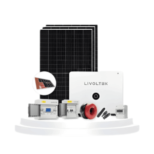 30Kw Livoltek Solar Kit – C&I On-Grid Three Phase Grid-tied Inverter with TW Solar Panel High Capacity