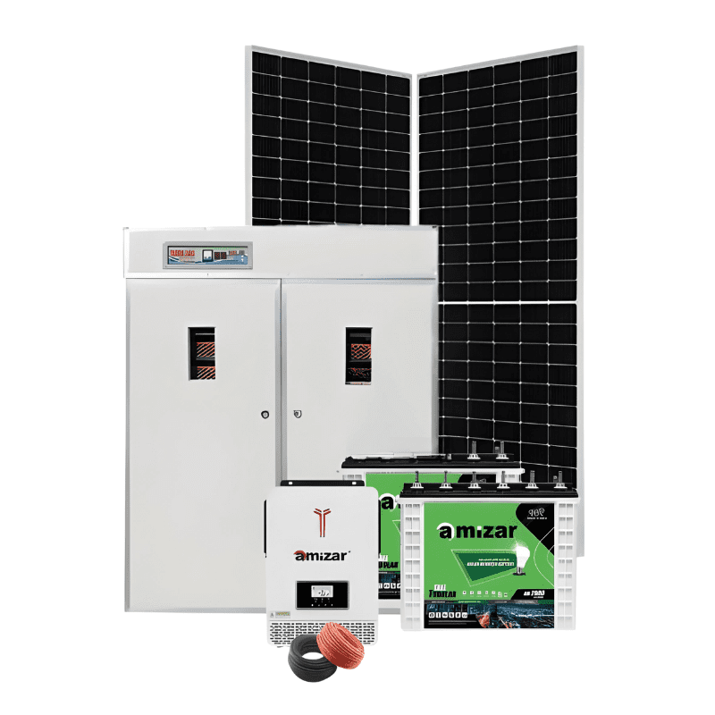 3168 Eggs Incubator + 3Kw Amizar Solar Kit 3000w – Tubular Battery Hybrid Inverter
