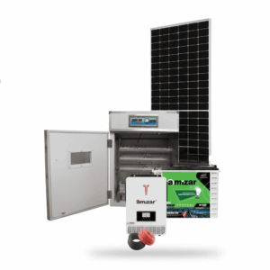 352 Eggs Incubator + 1Kw Amizar Solar Kit 1000w – Tubular Battery Hybrid Inverter
