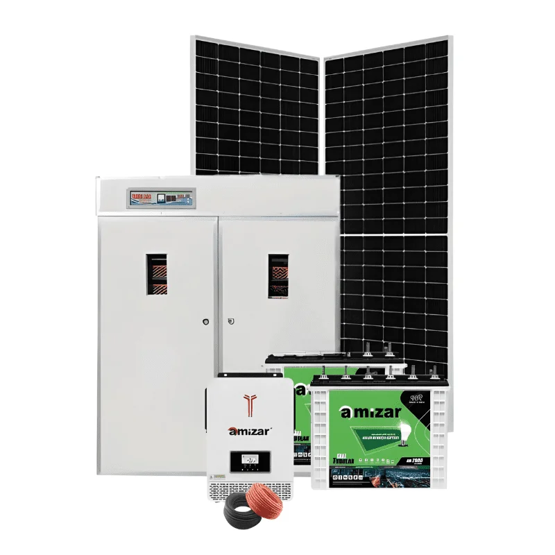 3580 Eggs Incubator + 3Kw Amizar Solar Kit 3000w – Tubular Battery Hybrid Inverter