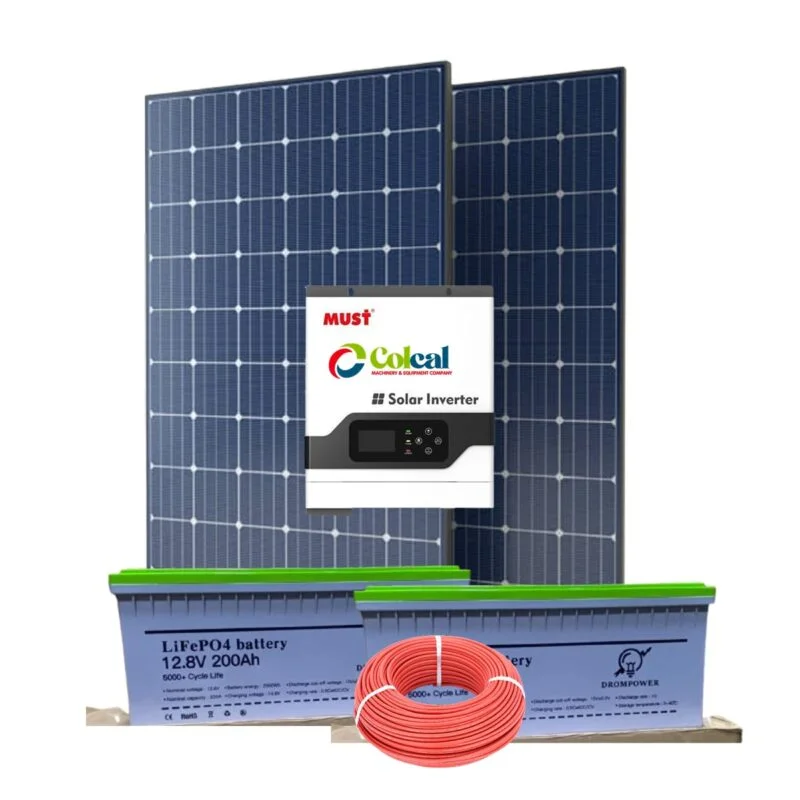 3kw 3000watts 3kva Drompower Lithium Solar kit