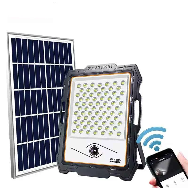 400w ALLTOP Solar Camera Flood Light Wifi Waterproof Ip65 Cctv Outdoor Led