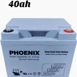 40ah Phoenix Deep Cycle Solar Battery