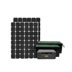 500Watts Solar panel + (2) 200AH Batteries + 1.5 KVA Inverter