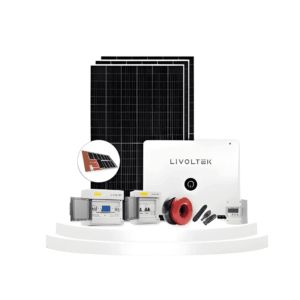50Kw Livoltek Solar Kit – C&I On-Grid Three Phase Grid-tied Inverter with TW Solar Panel High Capacity