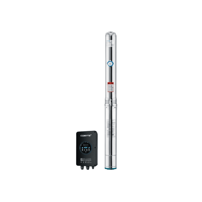 5500W 14.4m/h³ 272m Doyin AC/DC Borehole Submersible Water Pump – 4SF10-158-5500W(7.5HP)AD 14400L/h Hybrid Pump