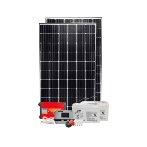 600w PWM Solar Kit – With Original Ritar Batteries + 4 Free Bulbs + Power Extension