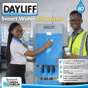 Dayliff Smart Water Dispenser – 3 Tap C/W 10 Tags